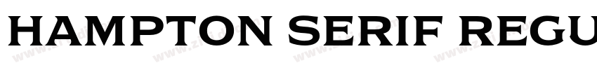 Hampton Serif Regula字体转换